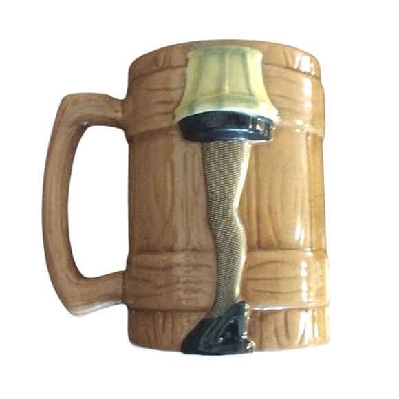 A Christmas Story Oversized "Fragile Leg Lamp Shade" Ceramic Mug - Picture 1 of 11